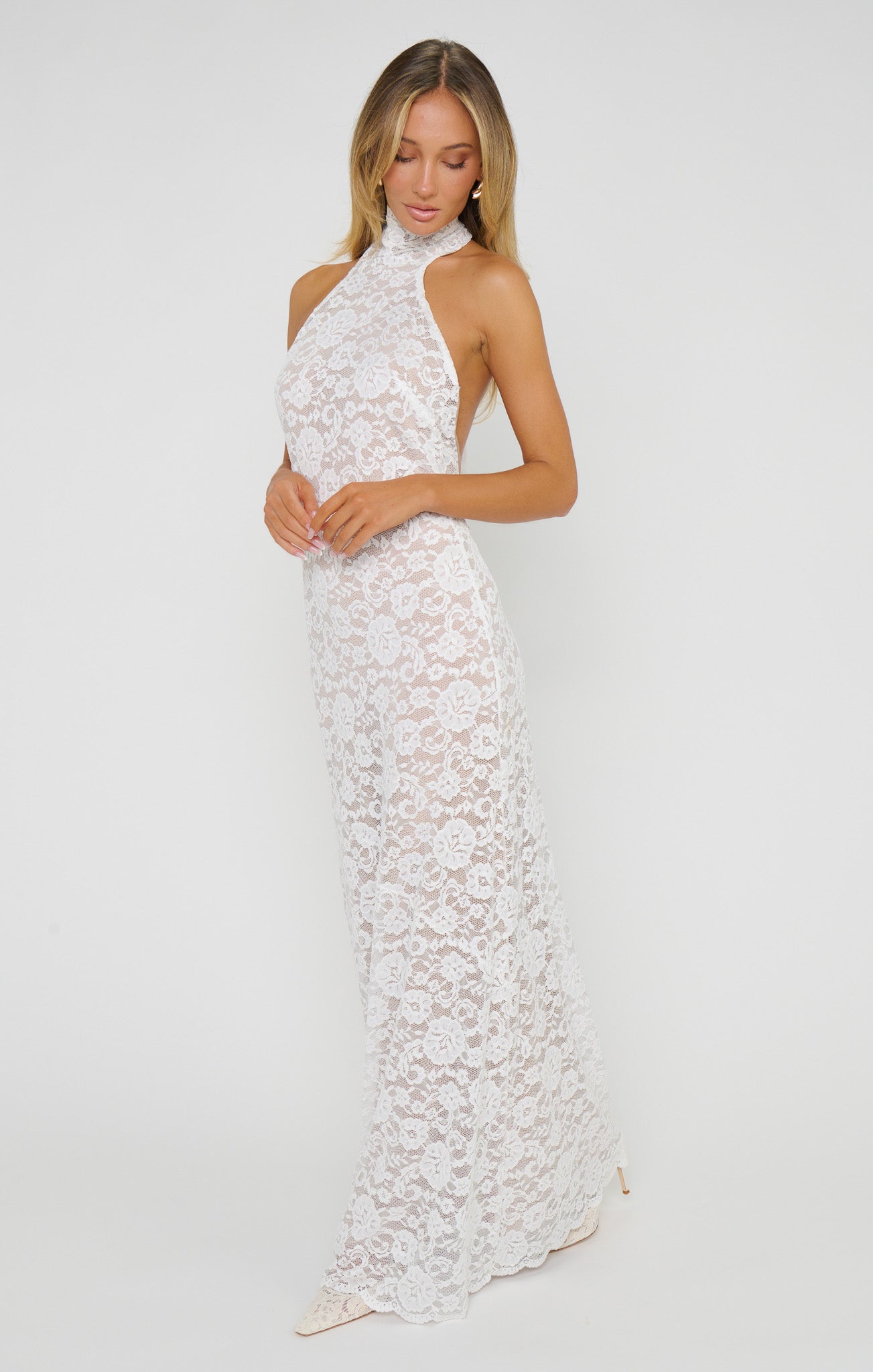 Lisa Maxi Dress ~ White Forever Lace - Image 7