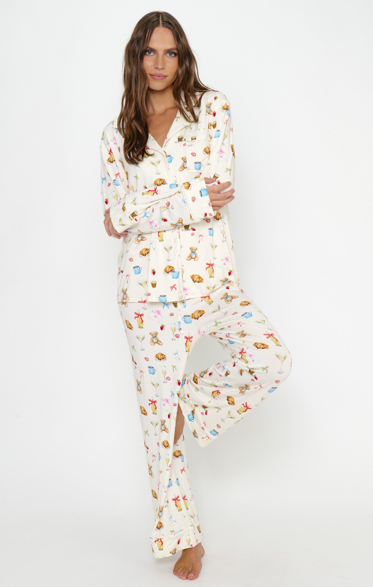 Classic PJ Set ~ Sundays in Paris Jersey - Image 5