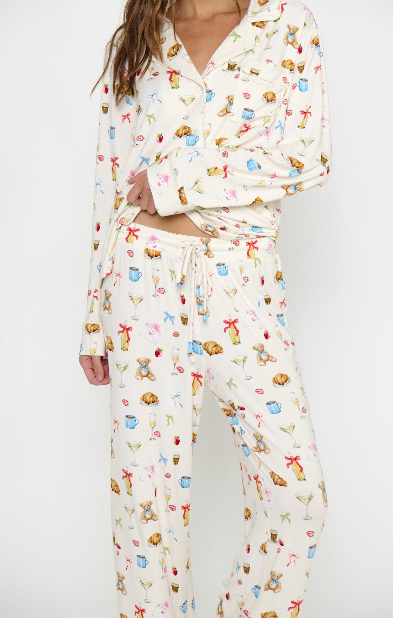 Classic PJ Set ~ Sundays in Paris Jersey - Image 6