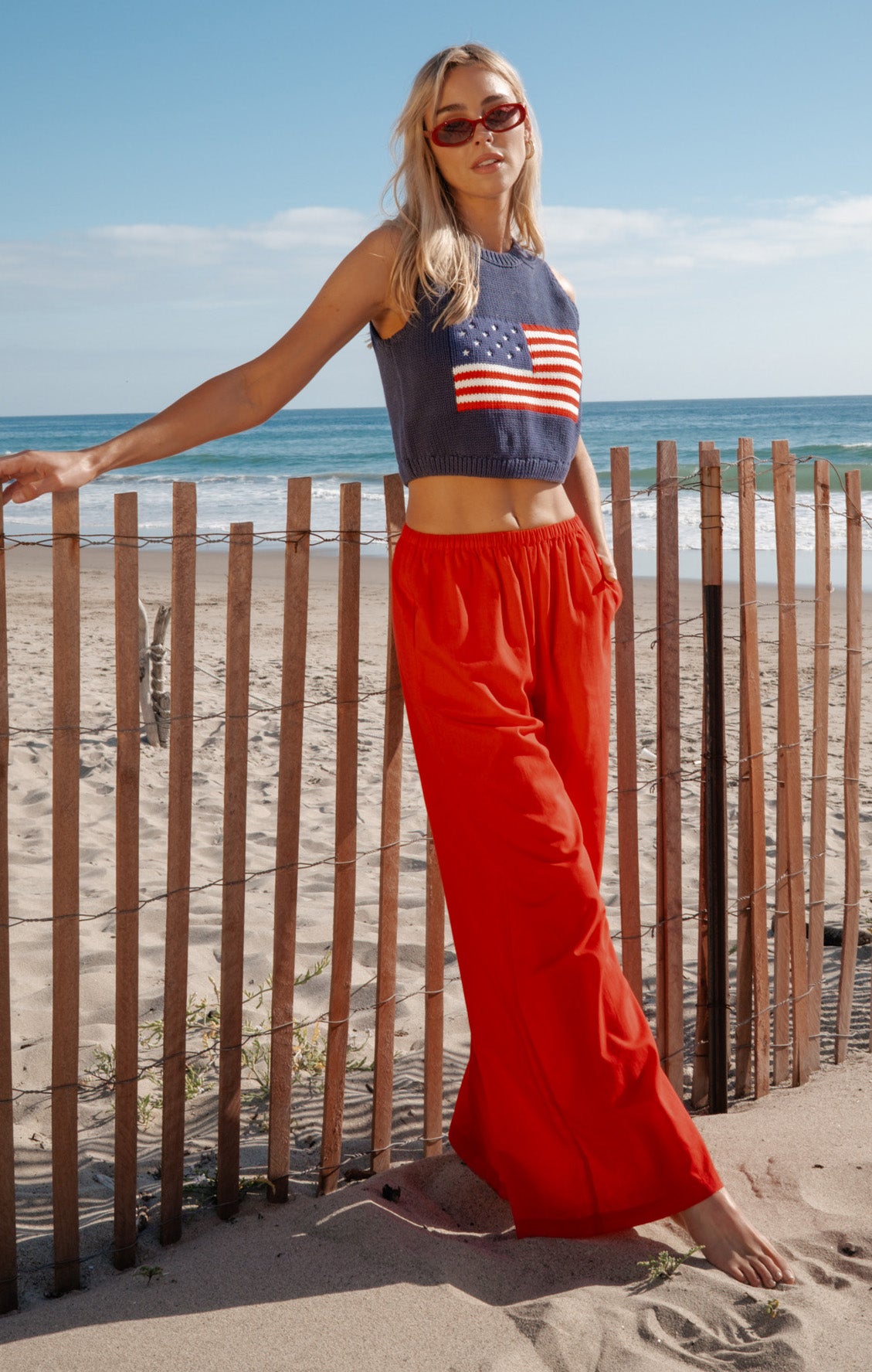 Easygoing Pants ~ Sundried Tomato Linen - Image 3
