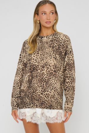 Feel Good Sweater ~ Mod Leopard Knit