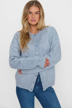 Foster Cardigan ~ Blue Knit