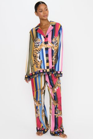 Classic PJ Set ~ Tiger Dreams Silky