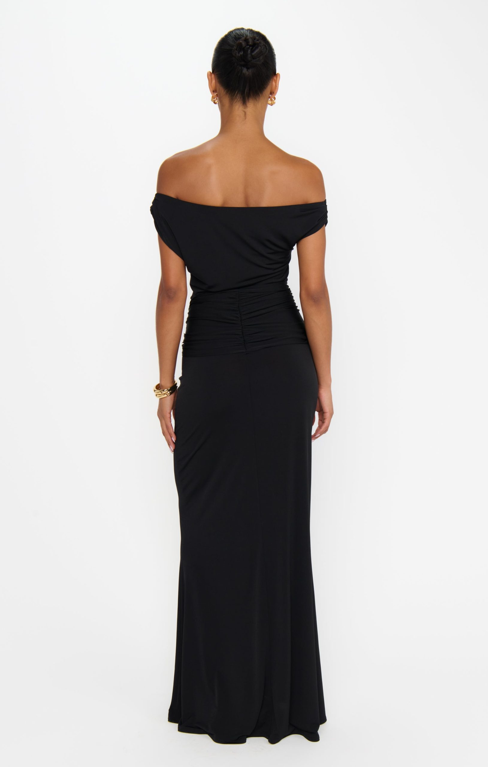 Winona Wrap Maxi Dress ~ Black - Image 5